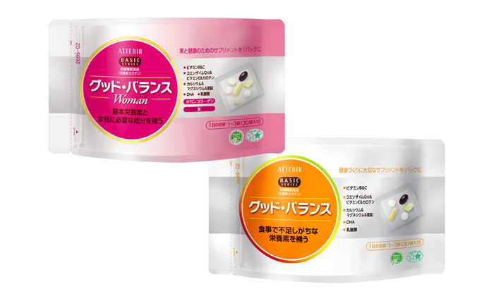 アテニア｜バランス栄養補助食品「グッド・バランス Woman」リニューアル新発売